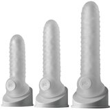PerfectFIT Fat Boy Checker Box - ovitek za penis (19 cm) - mlečno bela | Shoptok.si