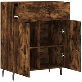  Komoda boja dimljenog hrasta 69,5x34x90 cm konstruirano drvo | shoptok.hr