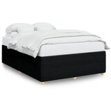 Maison Chic Posteljni okvir - Dvoposteljna postelja - Zakonska postelja brez vzmetnice črn 140x190 cm blago-J11718, (21774190) | Shoptok.si