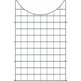 vidaXL Komplet ograje za ribnik 8 pcs Zelena 50 x 80 cm Jeklo | Shoptok.si