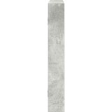 vidaXL Zidna polica beton siva 43x9x60 cm konstruirano drvo | shoptok.hr