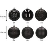  Set Božićnih Ukrasa - Kuglice za Božićno Drvce, 8 cm, 30 komada | shoptok.hr