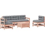  6-dijelna vrtna garnitura s jastucima masivno drvo duglazije | shoptok.hr