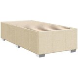  Krevet s oprugama i madracem krem 90 x 200 cm od tkanine | shoptok.hr