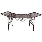 Garden Pleasure Črno-temno rjava kovinska vrtna klop Fuego - | Shoptok.si