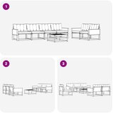  Set vanjskih sofa 7 kom. Prirodna i bež | shoptok.hr