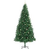 vidaXL Umestno božično drevo Zelena 300 cm PVC in kovina in plastika | Shoptok.si