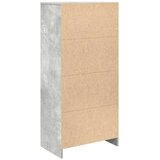 Ormarić s ladicom beton sivi 55,5x34x119,5 cm konstruirano drvo | shoptok.hr