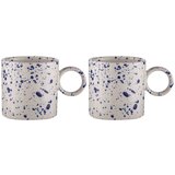 Ladelle Bele/modre lončene skodelice v kompletu 2 ks 450 ml Carnival – | Shoptok.si