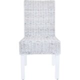  Blagovaonske stolice 4 kom od ratana kubu i drva manga smeđe | shoptok.hr