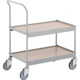 eurokraft pro Vrhunski voziček za odlaganje, DxŠxV 840 x 470 x 955 mm, s 4 vrtljivimi kolesi, kolo s Ø 100 mm | Shoptok.si