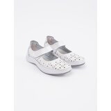 GOODIN Perforated leather sandals white | Shoptok.si