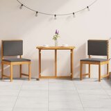  3-delni vrtni jedilni set iz trdnega akacijevega lesa | Shoptok.si