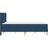  Posteljni okvir z vzmetnico Modra 120 x 190 cm Blago, (5000300712) | Shoptok.si