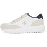Calvin Klein Jeans Nizke superge bež / bela | Shoptok.si