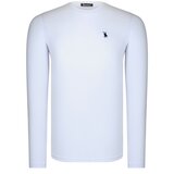 Dewberry T8588 BIKE COLLAR MEN'S SWEATSHIRT-PLAIN WHITE | shoptok.hr