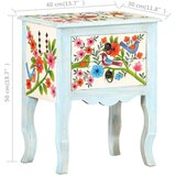  Ručno obojeni noćni ormarić 40 x 30 x 50 cm masivno drvo manga | shoptok.hr