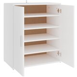 Maison Chic Omarica za obutev - Kopa za čevlje bela 60x35x70 cm iverna plošča, (21776248) Cene