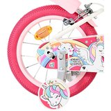 Volare dječji bicikl Unicorn 14″ bijele boje, s dvije ručne kočnice | shoptok.hr