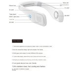 Venisymlis Leafless Mini Usb Ovratni Ventilator (Zelen), (22070334) | Shoptok.si