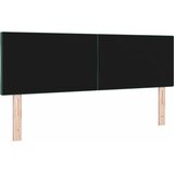  LED glava kreveta Tamnozelena 160 cm Baršun | shoptok.hr