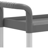 Kolica s 3 razine siva 77 x 34 x 72 cm aluminijska | shoptok.hr
