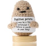 Generic Mini Fun Positive Potato Positive Potato Crochet Cute Wool Fun Knitting Positive Potato Doll Cheer Novoletno darilo Darilo za rojstni dan Prijatelji Party Decoration Spodbuda, (21124876) Cene