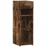  Komoda boja dimljenog hrasta 30x42,5x93 cm konstruirano drvo | shoptok.hr