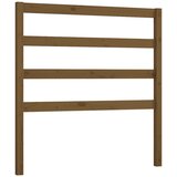 Maison Chic posteljno vzglavje - vzglavna omarica - nočna omarica medeno rjavo 106x4x100 cm trdna borovina, (21707312) | Shoptok.si