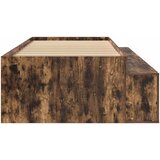  Krevetna konstrukcija s ladicama Dimljeni hrast 100 x 200 cm | shoptok.hr