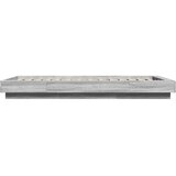  Okvir za krevet s LED svjetlima 75x190 cm od konstruiranog drva Siva 75 x 190 cm | Shoptok.si