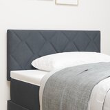 vidaXL Uzglavlje Dizajn Dijamantnih Blokova Tamno Siva 100 cm Velur Cijene