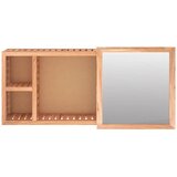 Ormarić s ogledalom 80 x 17 x 34 cm od masivnog drva oraha | Eponuda.ba