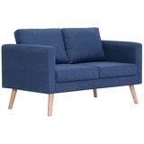 Maison Chic kavč - Sofa - Kanape dvosed iz blaga modre barve, (21726547) | Shoptok.si