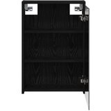  Kupaonski ormar s ogledalom Zidne Crni hrast 43 x 16 x 62.5 cm | shoptok.hr