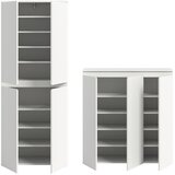 Livetastic Garderobna Omara Scarpa, Bela, 2 Kos | Shoptok.si