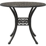 Vrtni stol brončani Ø 90 x 75 cm od lijevanog aluminija | shoptok.hr