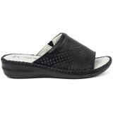 Shelvt Flip-flops with leather insert black | shoptok.hr