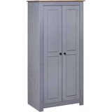  Ormar od masivne borovine sivi 80x50x171,5 cm asortiman Panama | shoptok.hr