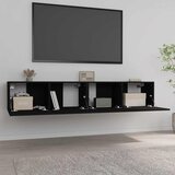 TV ormarići 2 kom crni 80 x 30 x 30 cm od konstruiranog drva | Eponuda.ba