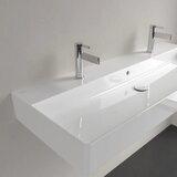 Villeroy Boch 4A22C401 Memento 2.0 120 x 47 cm dvojni keramični umivalnik z 2 odprtinama za armaturo | Shoptok.si