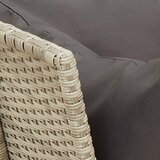  Vrtna sofa s jastucima svijetlo sivi poliratan | shoptok.hr
