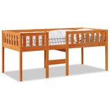 vidaXL Otroška postelja brez vzmetnice vošč. rjava 90x190 cm borovina, (21321040) | Shoptok.si