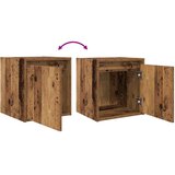  Zidni noćni ormarić boja staro drvo 38x34x40 cm | shoptok.hr