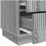  Noćni ormar Siva sonoma 62 x 34,5 x 44,5 cm Konstruirano drvo | shoptok.hr