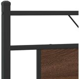 Metalni okvir kreveta bez madraca smeđa boja hrasta 180x200 cm | shoptok.hr