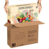 Kruzzel drveni set voća i povrća za rezanje s daskom, 34 dijela | shoptok.hr