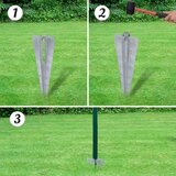 Euro ograda čelična 25 x 1 2 m zelena | shoptok.hr