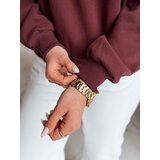 DStreet Bluza damske oversiz z sercami MADELIN bordowa | shoptok.hr