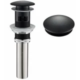 Sifon Klik-klak Lux Art bez preliva, matt black 300325